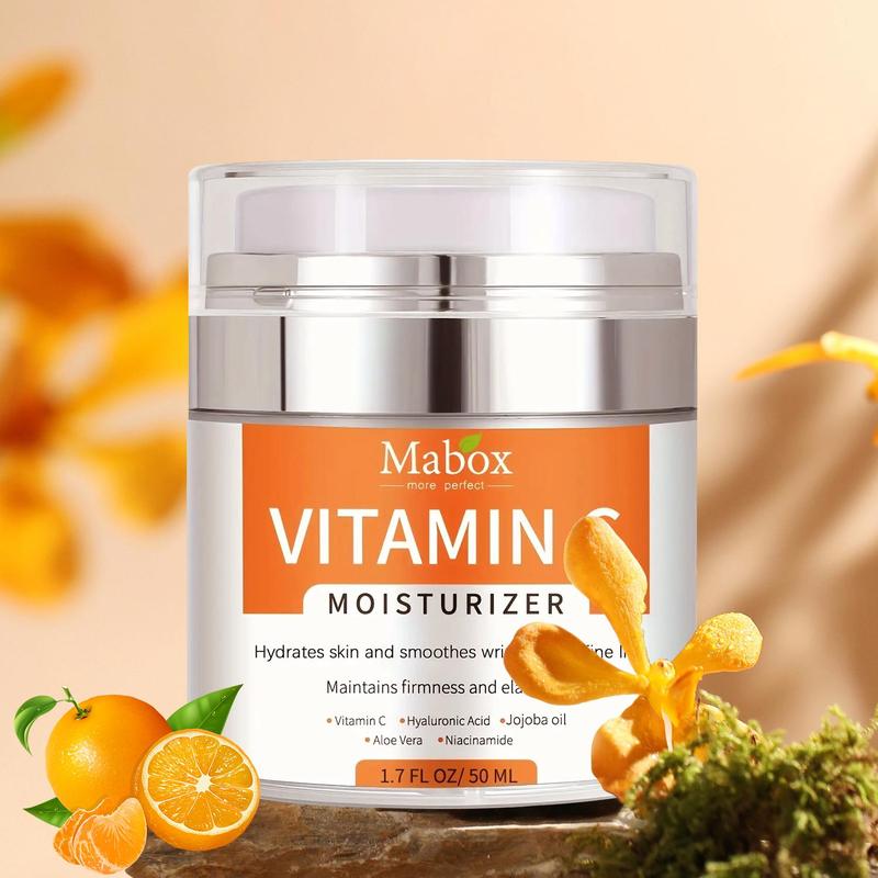 Summer Vitamin C Hydrating Face Moisturizer, Moisturizing Skin Care Lotion, Moisturizer for Face, Skincare Products for Men & Women, Deeply Skin Moisturizer