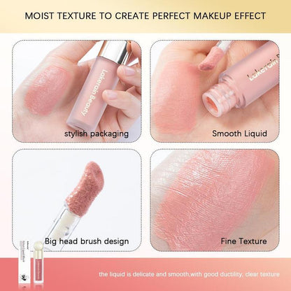 Long-lasting Smooth Cream Liquid Cheek Blusher, Smudge-proof Natural Look Blush Stick for Daily Makeup, Lightweight Soft Color Shadow for All Skins, Facial Cosmetic Tools, Daily Cosmetic