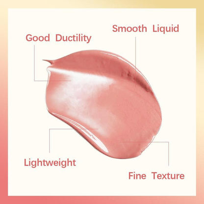 Long-lasting Smooth Cream Liquid Cheek Blusher, Smudge-proof Natural Look Blush Stick for Daily Makeup, Lightweight Soft Color Shadow for All Skins, Facial Cosmetic Tools, Daily Cosmetic