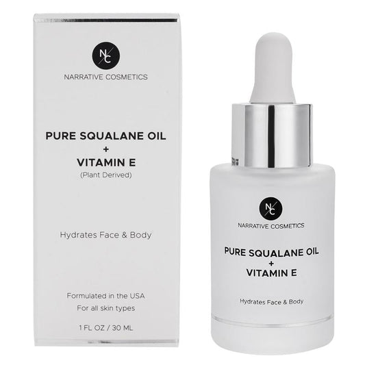 Squalane Oil Enriched with Vitamin E 1 Fl Oz (30ml)