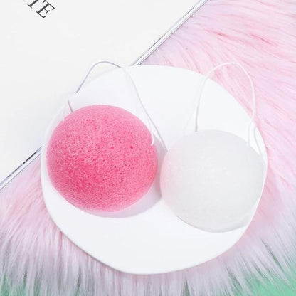 2pcs Soft Face Washing Sponge, Face Cleaning Puff, Face Wash Scrubber, Facial Skin Cleaning Wash Tool