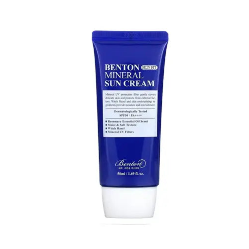 [Benton] Skin Fit Mineral Sun Cream 50ml Facial Skincare Sunscreen Uv Sensitive Sunblock Comfort Skin Repair Spf