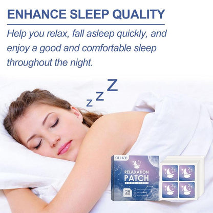 Relaxation Patch, 28pcs/set Good Night Sleep Aid Patch, Sleep Aid Sticker, Body Relaxation Stickers, Sleeping Products