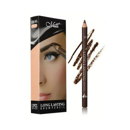 Long Lasting Eyebrow Pencil, 12pcs/Set Waterproof Eyebrow Pencil, Brow Styling Pen for Women Girls, Makeup Tool