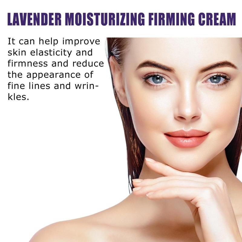 Lavender Facial Moisturizer, Moisturizing Face Cream, Hydrating Nourishing Skin Care Day Cream Night Cream, Face Lotion for Women and Men All Skin Types