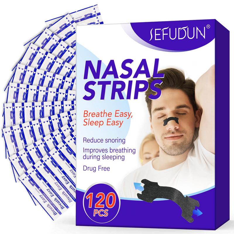 Nasal Strips, 120pcs/box Nose Strips for Breathing, Snoring Relief Nasal Strips, Breathing Aid Nasal Strips, Personal Skincare Product