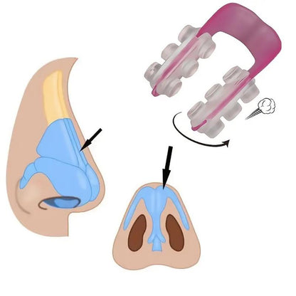 Nose Shaper Clip, Nose Slimming Clip, Safety and Long?lasting Soft and Comfortable