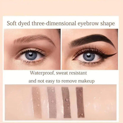 Eyebrow Dye Kit, 1 Count Professional Eyebrow Tinted Cream, Eyebrow Makeup Products for Women