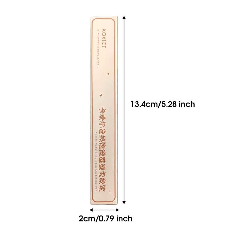 Matte Lip Pencil, 1 Count Long Lasting Waterproof Lip Liner, Natural Plump Lip Gloss, Makeup Products for Girls Women