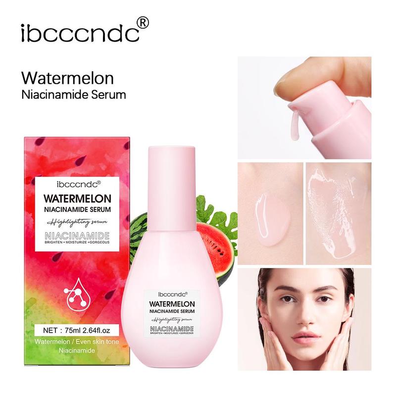 Nicotinamide Essence, Watermelon Fruit Extract Moisturizing Skin Essence, Controlling Oil Essences, without Watermelon Flavor, Skincare