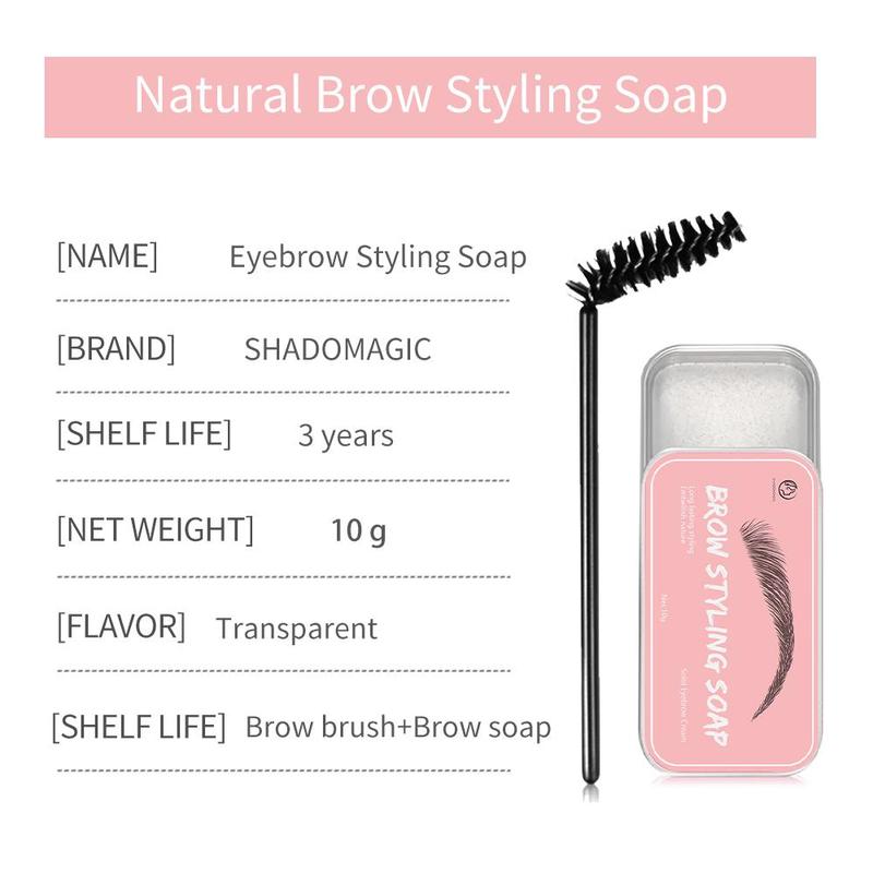 Eyebrow Setting Cream, Long Lasting Eyebrow Gel with Brush, Professional Eyebrow Makeup Tool for Women & Girls Daily Use