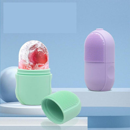 Portable Comfort Facial Ice Roller, 1 Count Capsule Shaped Face Massage Tool for Skin Care