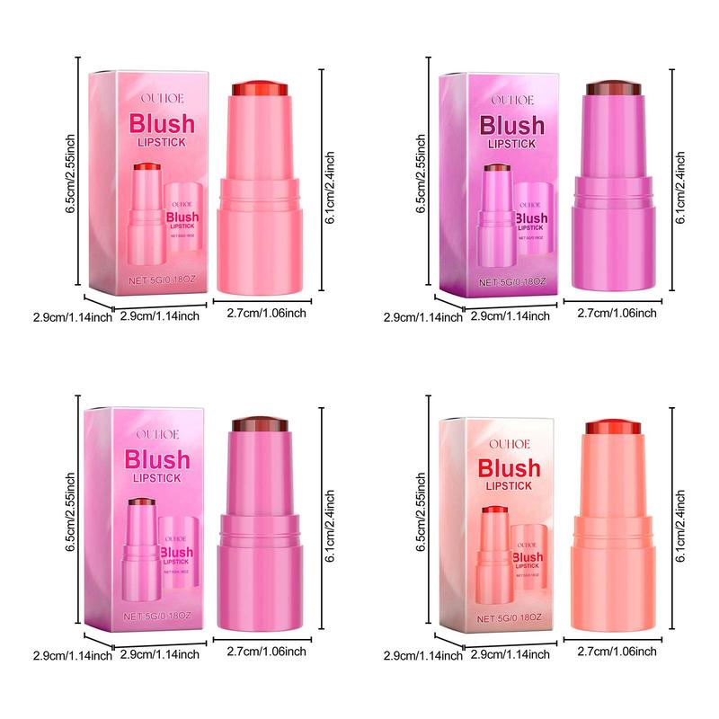 Fruit Flavor Blush Set, Long Lasting Blushes, Natural Look Blushes For Daily Makeup, Lightweight Soft Color Shadows, For All Skins