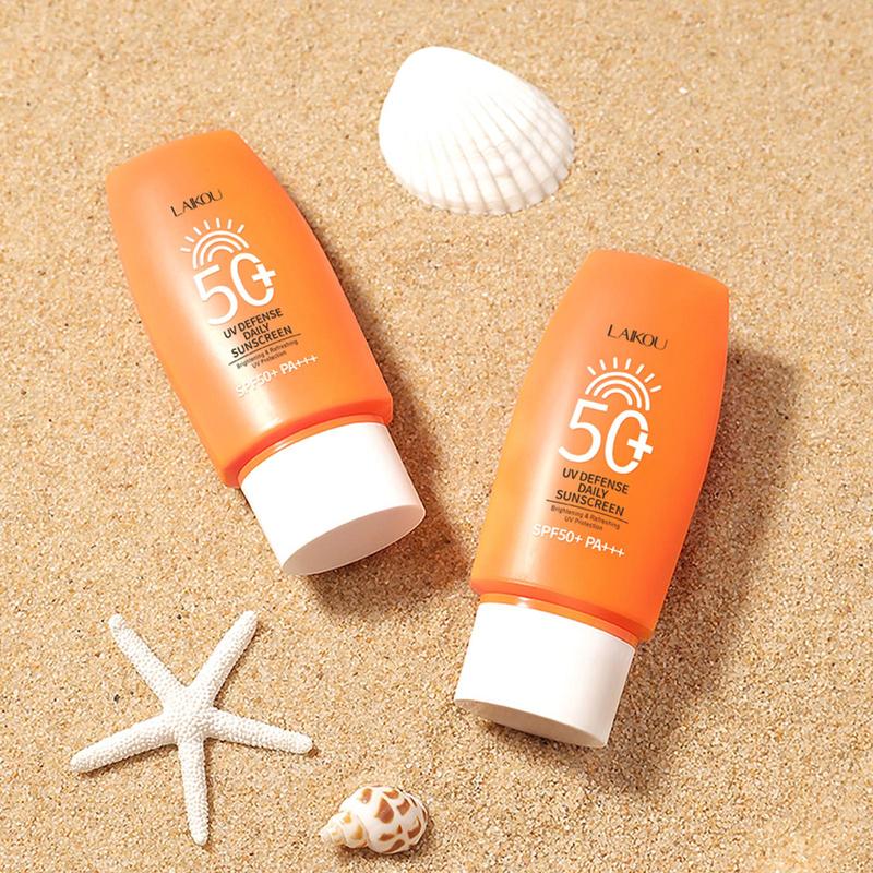 Sun Ray Protection Cream, 4 Counts/set Long Lasting Sunscreen, Moisturizing Sunscreen, Sweatproof Daily Sunscreen, Facial Skin Care Product