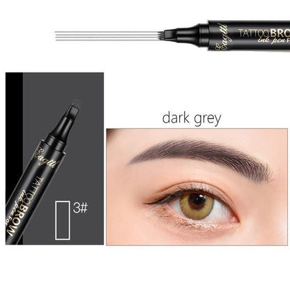 Waterproof Long Lasting Eyebrow Pencil, 1 Count Eyebrow Makeup Tool, Brow Shading & Filling Pencil