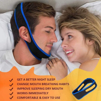 Adjustable Anti Snoring Strap Gift, 1 Count Comfort Snoring Stopping for Better Sleep