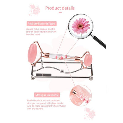 Double Head Face Massage Roller (1 Piece), Face Massage Tool, Face Massaging Tool, Facial Massaging Roller, Dual Head Gua Sha Board, Face Massaging Tool for Skin Care Therapy, Skin Massaging Tool, Face Muscle Relaxing & Tightening Tool