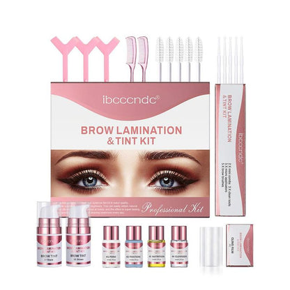 Brow Lamination & Tint Kit, 1 Count Eyebrow Perming Kit, Professional Makeup Tools for Women