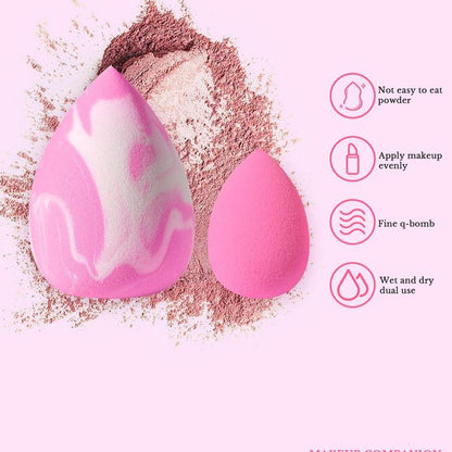 Summer Gift Makeup Sponge & Puff Set, 25pcs/set Versatile Powder Puffs & Blenders for Blending & Facial Detailing, Makeup Product, Trending Products