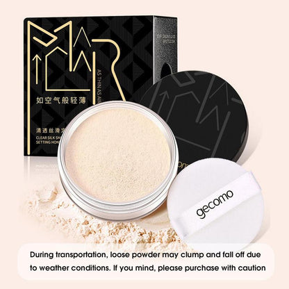 Valentine's Day 1 Piece Long-lasting Waterproof Oil-control Loose Powder, Lightweight Makeup Setting Powder, Matte Finish Makeup Powder, Mineral Powder Sweat Proof Face Powder Smooths Skin and Covers Pores, Make-up Supplies, Cosmetics Products