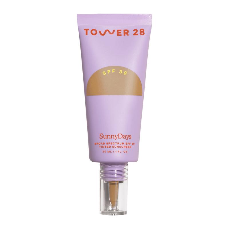 Tower 28 SunnyDays SPF 30 Tinted Sunscreen + Foundation - For Sensitive Skin - Mineral Sunscreen, Broad Spectrum UVA/UVB Sun Protection - Vegan, Clean, Cruelty-Free