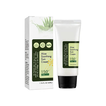 Aloe Soothing Sunscreen, Moisturizing, Refreshing, Non greasy, UV Isolating Facial Sunscreen