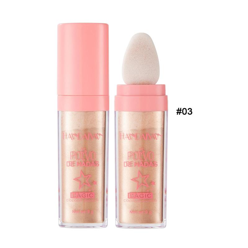 Makeup Shimmer Highlighter Gift, 1 Count Cosmetic Contouring Highlighting Powder for Face & Body