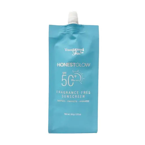 Transformed Skin Honestglow Fragrance - Free Sunscreen SPF 50 PA+++, 50g