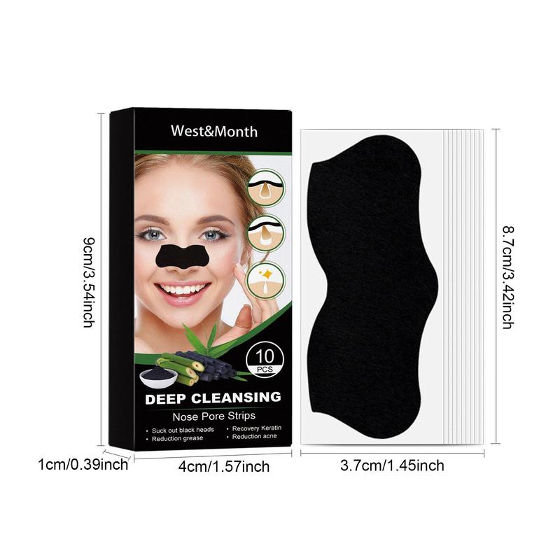 Deep Cleansing Nose Blackhead Pads (10pcs/box*2 Boxes), Facial Pore Cleaner, Blackhead Cleaning Patches, Nose Pore Strips