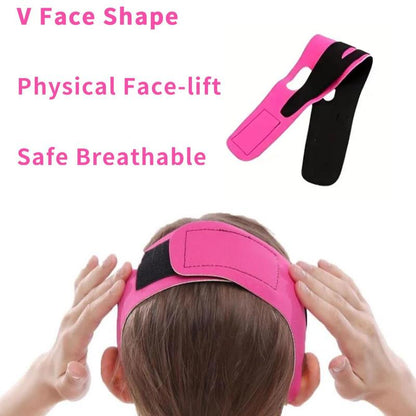 V-face Shaped Face Lifting Bandage, 1 Piece Double Chin Thin Face Mask, Face Slimming Belt, Face-lift Double Chin Skin Wrap Strap, Professional Skincare Tools for Women, Christmas Gift Xmas New Year Gift