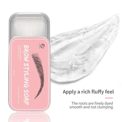 Eyebrow Setting Cream, Long Lasting Eyebrow Gel with Brush, Professional Eyebrow Makeup Tool for Women & Girls Daily Use