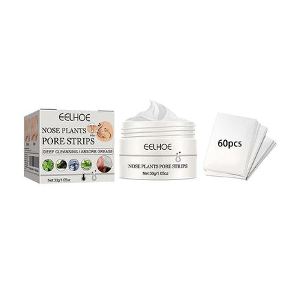 Nose Deep Cleansing Mask with 60pcs Paper (1 Box), Natural Extracts Deep Cleansing Nose Strips, Skin Care Product for Nose, Leaving Your Skin Fresh and Clean