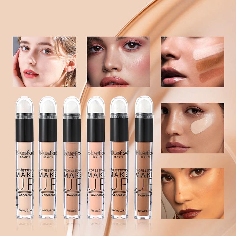 Multi-Purpose Eraser Dark Circles Treatment Concealer, Long-Lasting Moisturize and Breathable, Full Coverage, Under eyes, Highly Pigments, 6 Colors