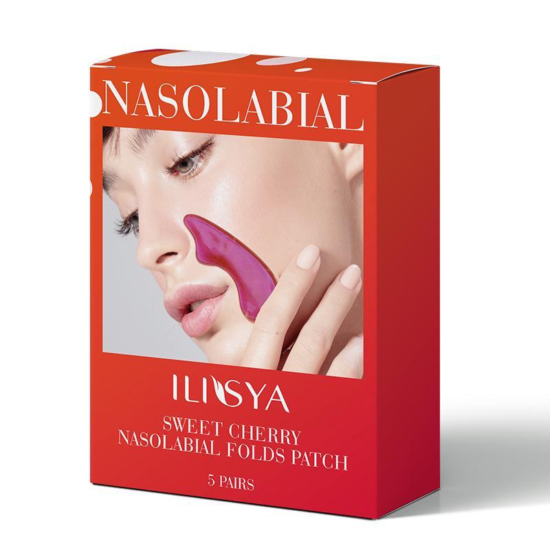 Cherry Nasolabial Folds Patch, Moisturizing Facial Folds Patch, Facial Skin Care Product for Women & Men