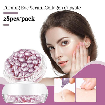 Comfort Vitamin E Collagen Face Skincare Serum Capsule, 28pcs/set Firming Ordinary Essence, Face Skin Brightening Hyaluronic Acid Essence Capsules