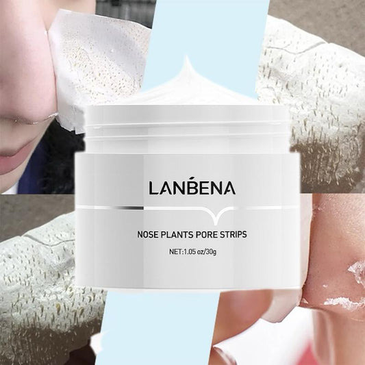 LANBENA Top Choice 60-Count Blackhead Eradicator Mask Kit - Activated Charcoal Pore-Refining Strips for Complete Facial Cleansing, Exfoliation & Revitalization - Premium Hydrating Skin Solutions - Ideal Unisex Gift for Immaculate Complexions