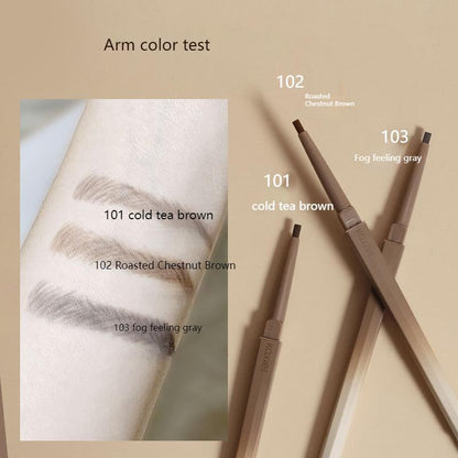 Double-ended Eyebrow Pencil, Waterproof Long Lasting Eyebrow Pencil With Eyebrow Brush, Eyebrow Makeup Product