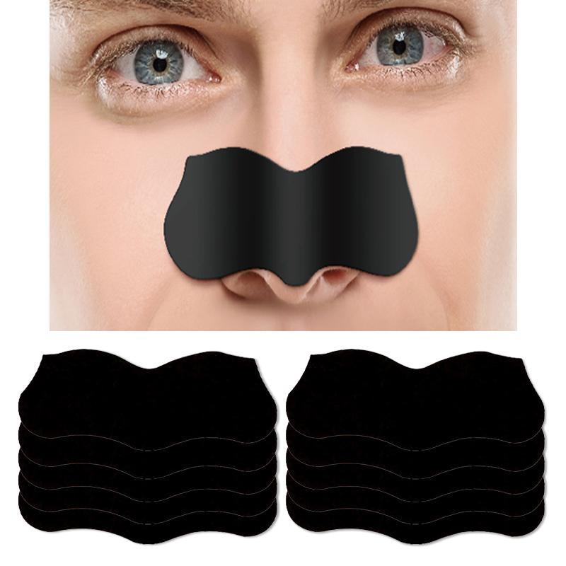 Comfort Blackhead Nasal Patch, 10pcs Facial Mask Sticker for Men & Women Deep Cleansing