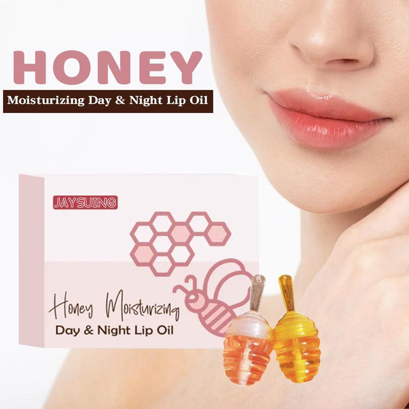 Honey Moisturizing Lip Oil, Lip Nourishing Lip Oil, Lip Exfoliating Scrub Lip Scrubs Lip Oil, Makeup Base Lip Balm, Skin Care Products, Lip Care Product