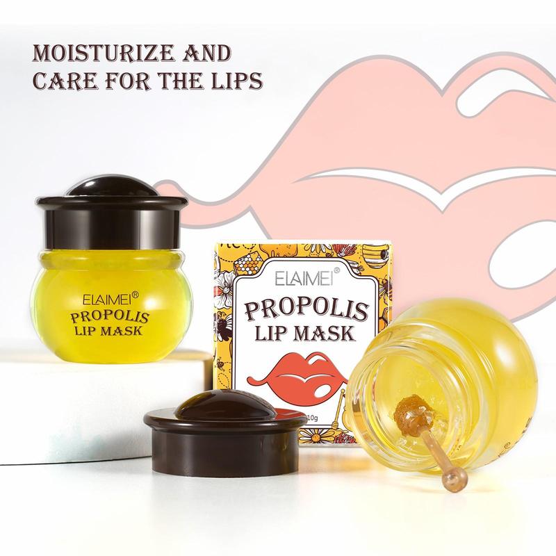 Honey Jar Moisturizing Lip Mask, 1 Box Hydrating Sleeping?Lip Mask, Lip Care Mask, Lip Care Products