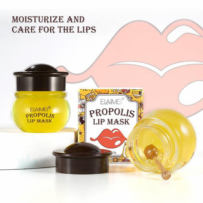 Honey Jar Moisturizing Lip Mask, 1 Box Hydrating Sleeping?Lip Mask, Lip Care Mask, Lip Care Products