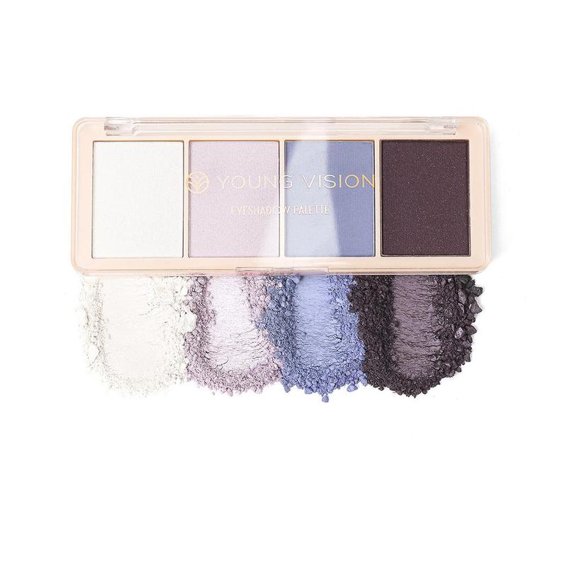 4 Color Eye Shadow Palette Set, 3pcs/set Waterproof Multi-Functional Matte & Shimmer Eyeshadow Palette, Beauty Palette, Colorful Eye Makeup Set