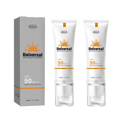 50ml UV Protection Sunscreen Cream, 1/2 Counts SPF50 PA+++ Moisturizing Sunscreen Cream, Brightening Skin Moisturizing Cream