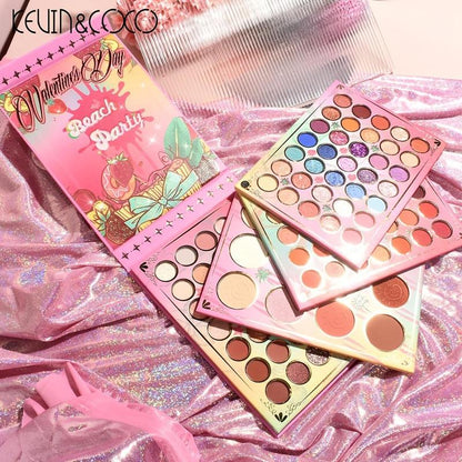 117 Color Eyeshadow Palette, Matte and Glitter Shimmering Eye Shadow Makeup Palette, High Pigmented Colorful Eye Makeup Products, Summer Makeup