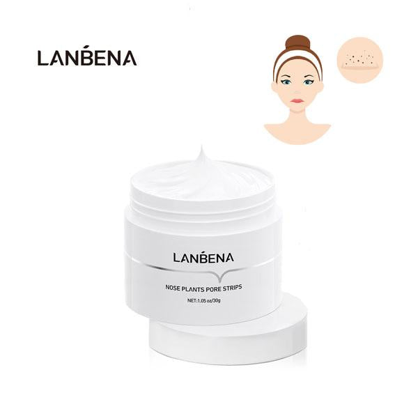 LANBENA 30g Blackhead Remover Professional Purifying Cleansing Nose Patch Blackhead and Whitehead Removal Mask Acne Control Facial Exfoliation 60 Sheets