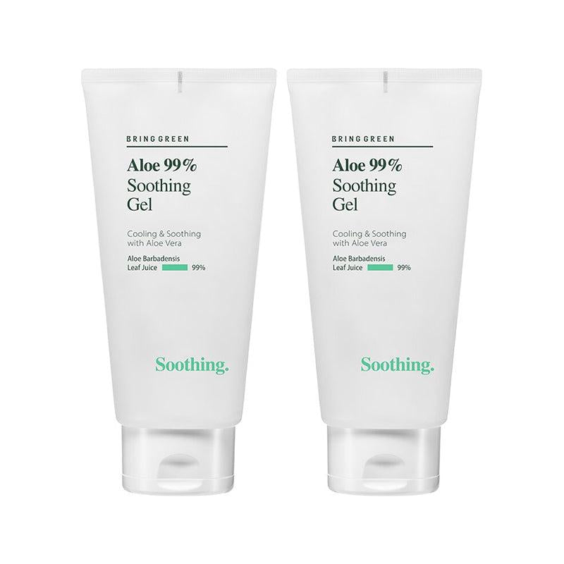 BRINGGREEN Aloe 99% Soothing Gel 300ml Double Set