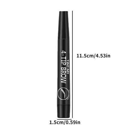 Waterproof Eyebrow Pencils, 5pcs/set Long Lasting Eyebrow Pencils, Brow Brush Makeup Tools