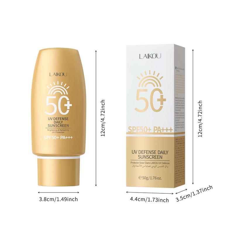 SPF50+?Moisturizing Sun Ray Protection Cream, 4?Counts/set?Weightless UV Protection Lotion, Outdoor Skin Protection Cream