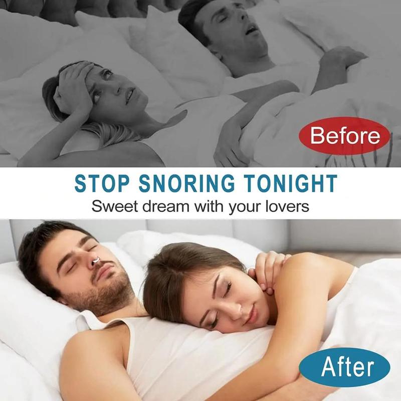 Silicone?Snoring Nose Clips, 6pcs/set Portable Anti Snoring Devices, For All Nose Shapes