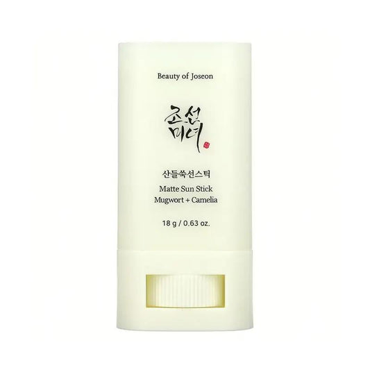 Beauty of Joseon Matte Sun Stick, Mugwort : Camelia, SPF 50+ PA++++(18 g) Long-Lasting UV Protection & Hydrating Sunscreen, Moisture Skincare